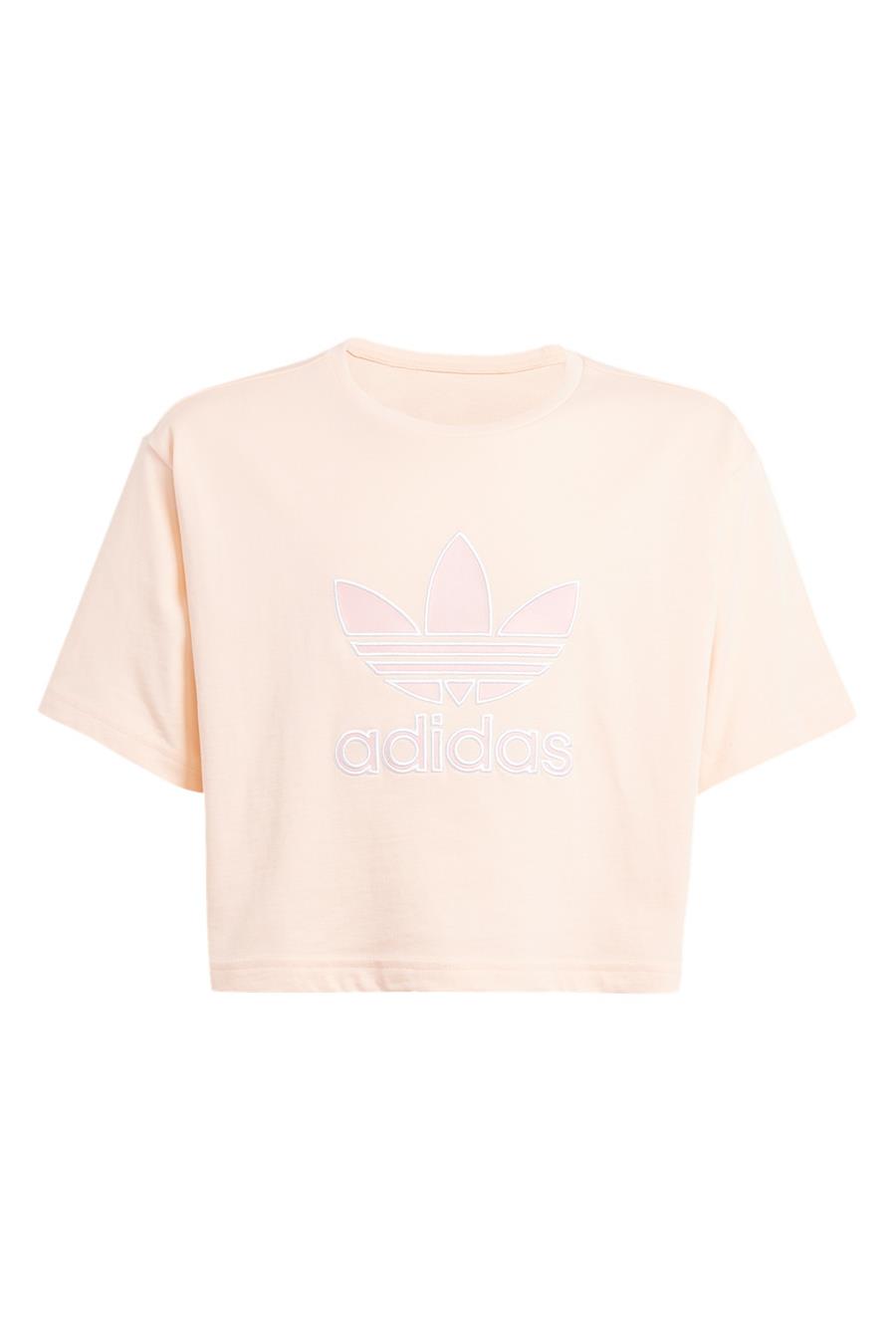 adidas Unisex  Pembe  T-shirt CROPPED TEE JC9138