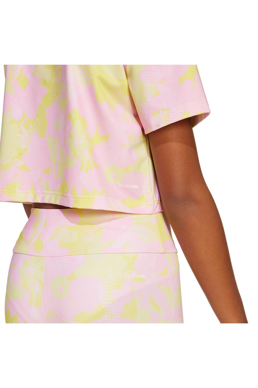 adidas Unisex  Sarı  T-shirt JG TR-ES FL TE JI6098