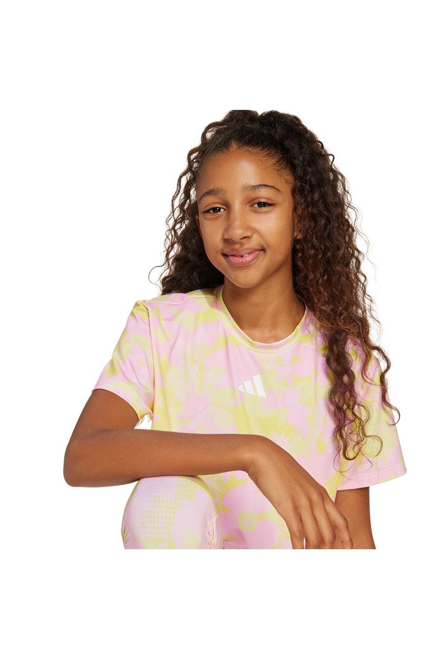 adidas Unisex  Sarı  T-shirt JG TR-ES FL TE JI6098