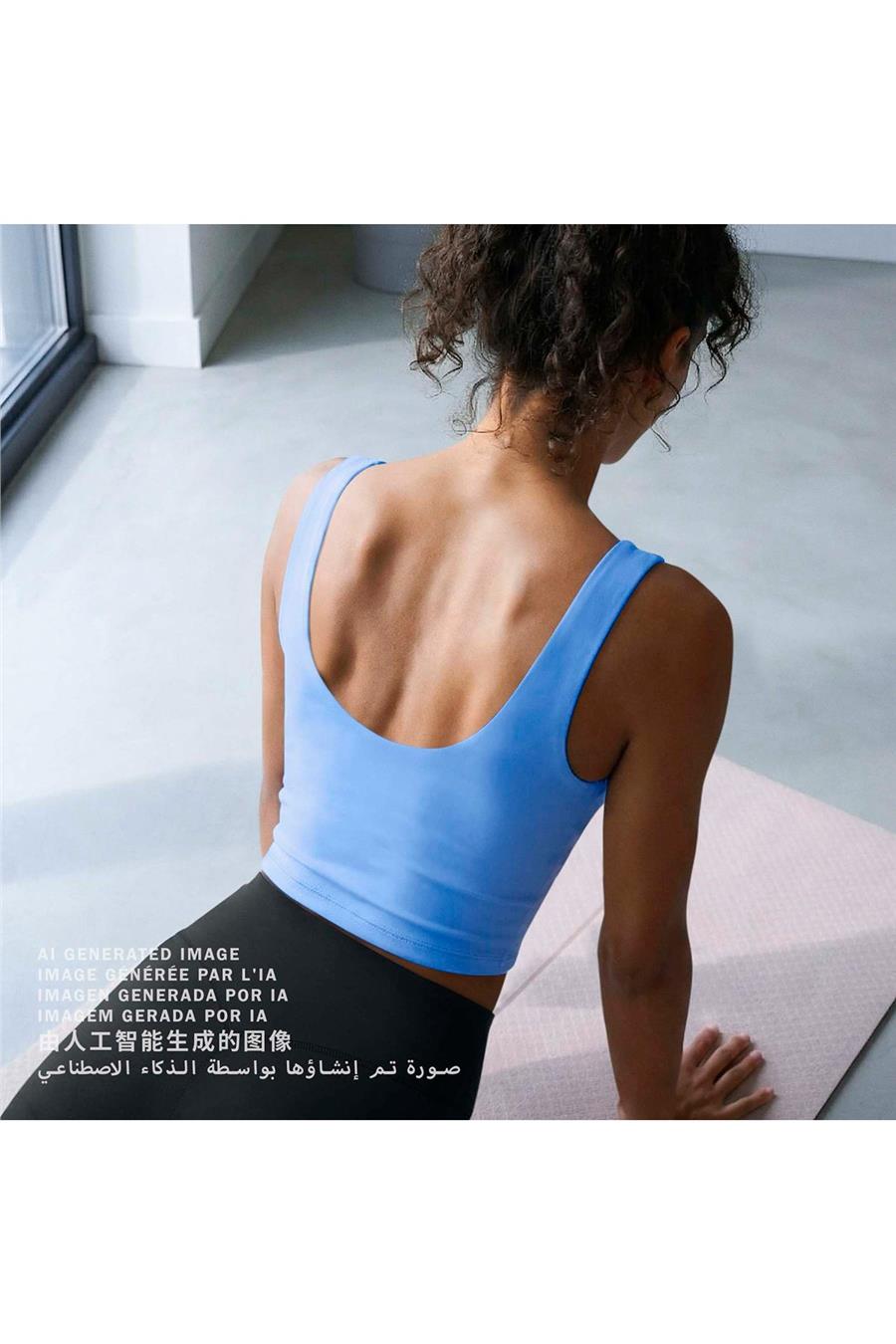 adidas W 3SS  TANK Kadın  Mavi  Atlet KV4683