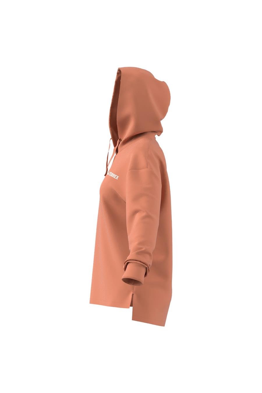 adidas W TX LOGO HOODY Kadın   Sweatshirt IS7227