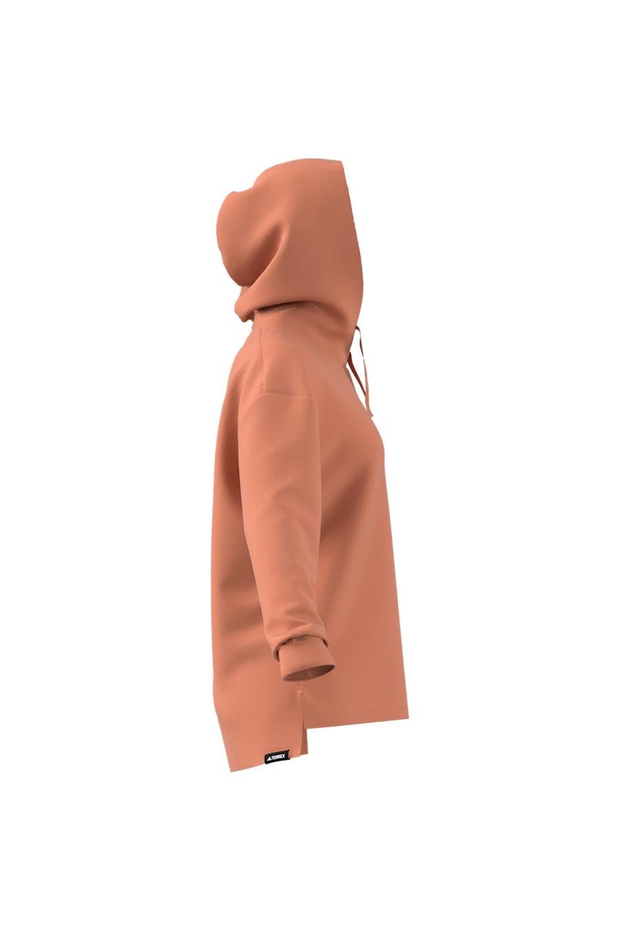 adidas W TX LOGO HOODY Kadın   Sweatshirt IS7227