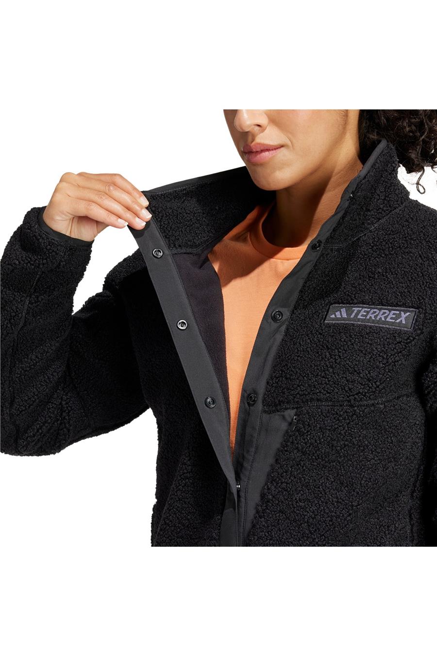 adidas W XPL PILE SNAP Kadın   Ceket IW0225