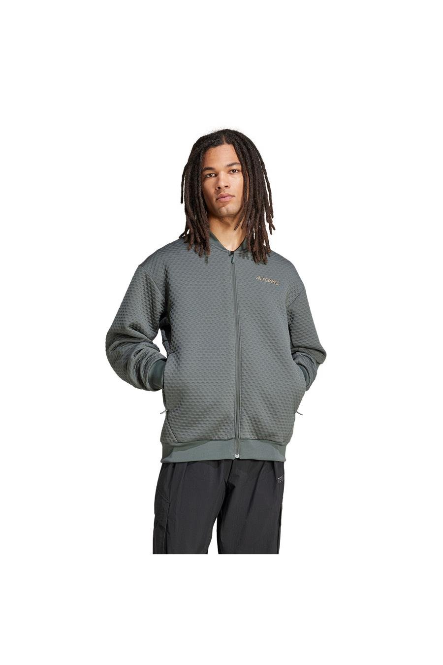 adidas XPL SWEAT JKT Erkek  Gri  Sweatshirt JF9060