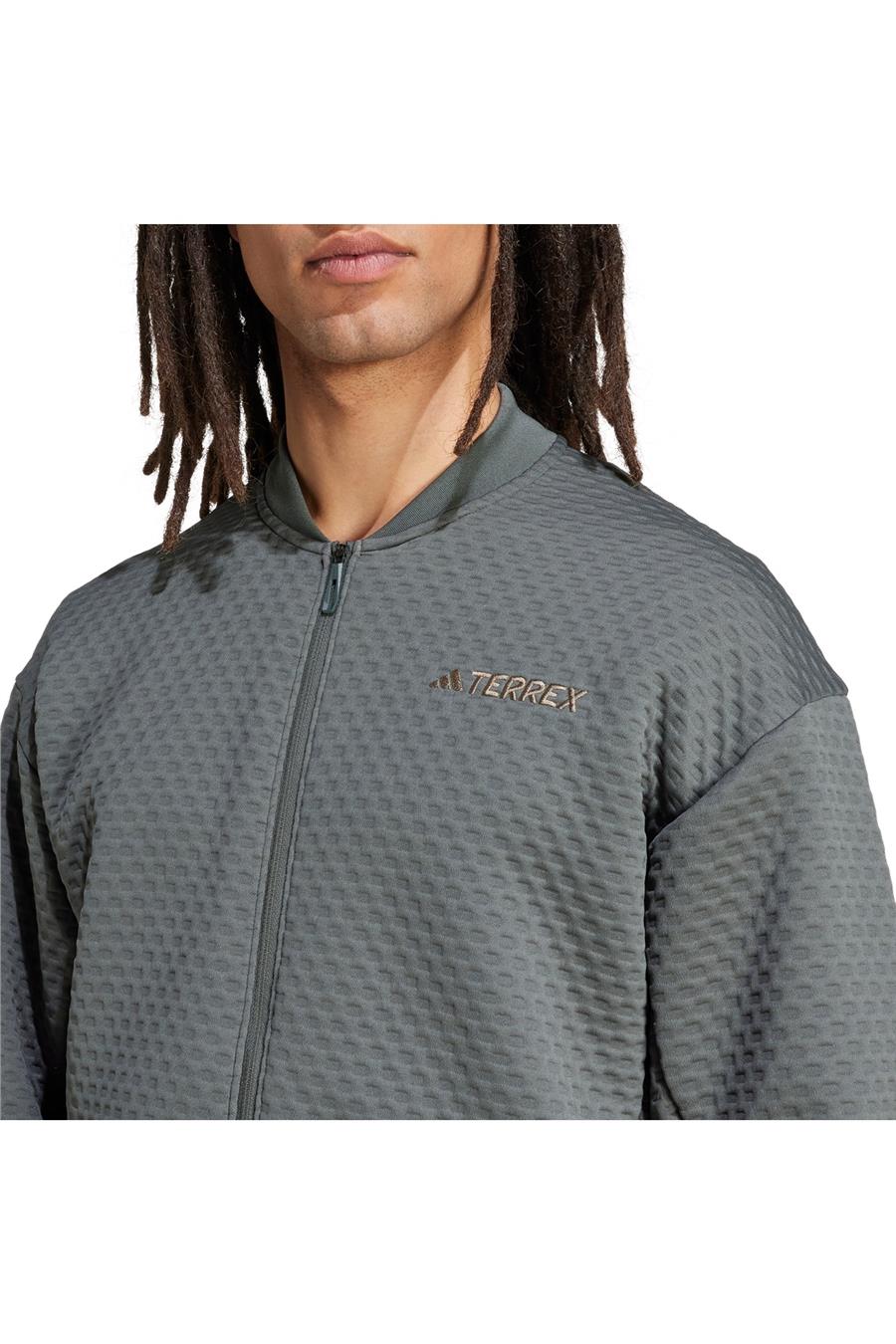 adidas XPL SWEAT JKT Erkek  Gri  Sweatshirt JF9060