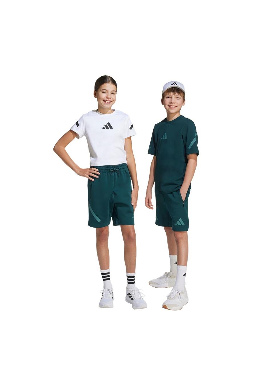 adidas Yeşil Çocuk   Şort J ZNE SHORTS JW2413