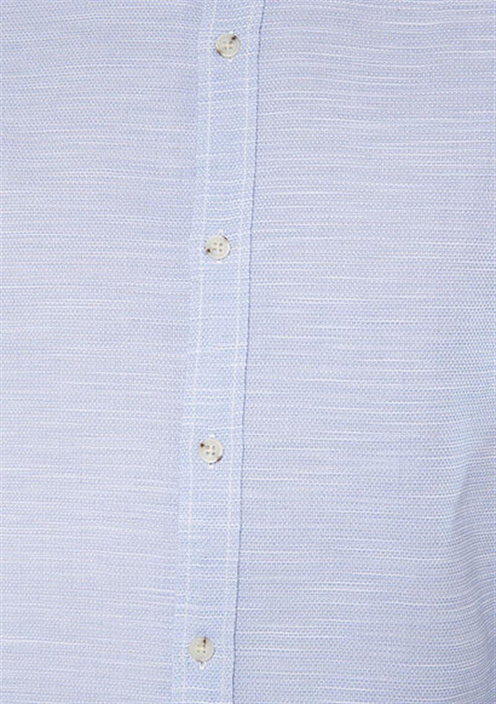 Pranga Erkek Mavi Fitted Gömlek M020579-80620 - GML.ERK.312