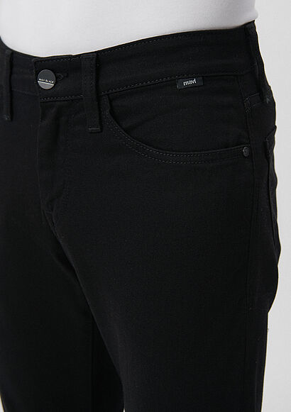 Pranga Erkek Siyah M0035133304 Marcus Slim Straight Leg - PNT.ERK.180