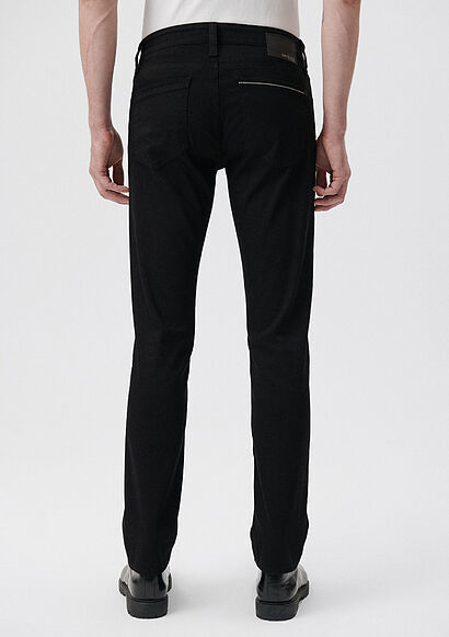 Pranga Erkek Siyah M0035133304 Marcus Slim Straight Leg - PNT.ERK.180
