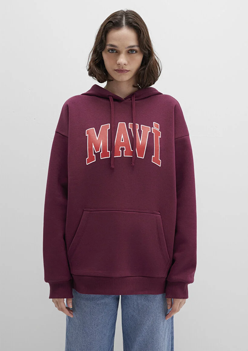 Pranga Kadın Bordo M1600361-90705 Sweatshirt - SWT.KD.0277