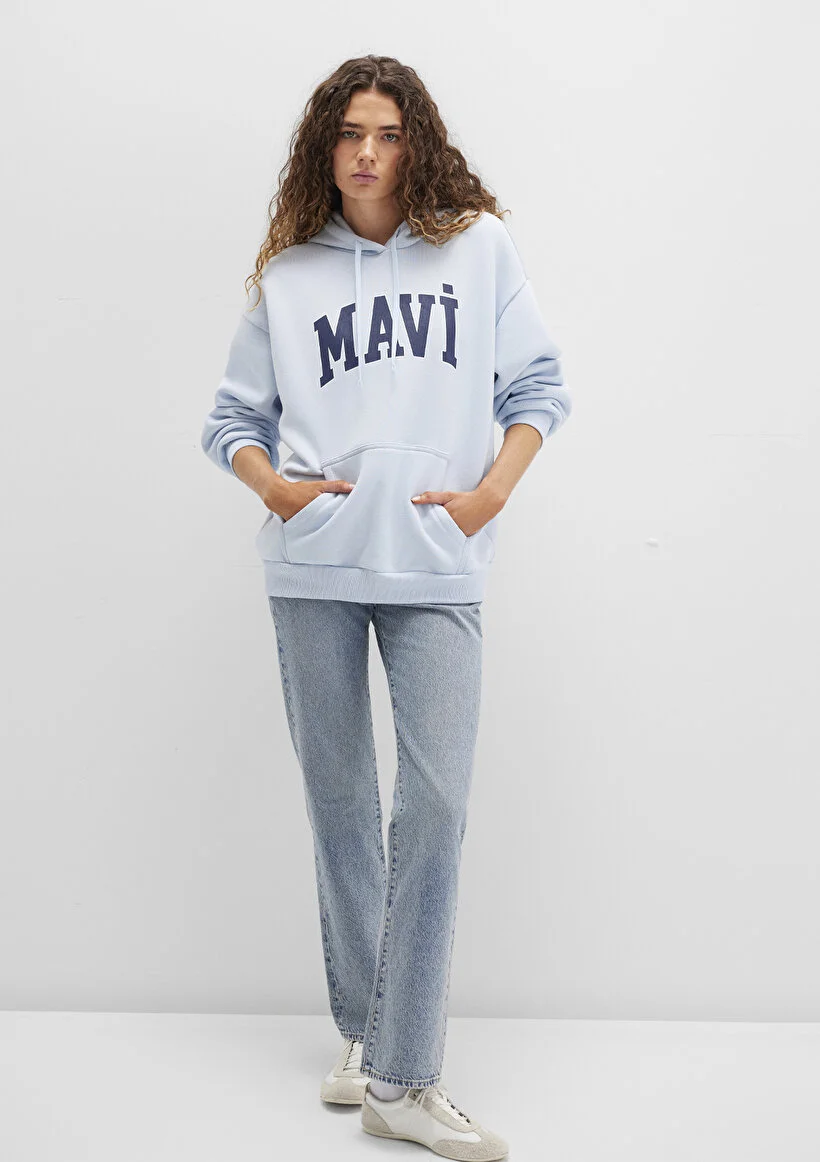 Pranga Kadın Buz Mavi M1600361-70717 Sweatshirt - SWT.KD.0278