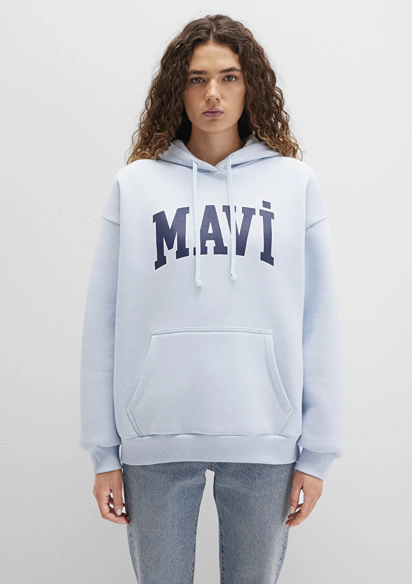 Pranga Kadın Buz Mavi M1600361-70717 Sweatshirt - SWT.KD.0278
