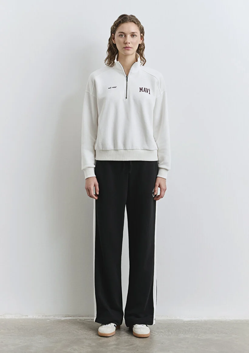 Pranga Kadın Ekru M1s10373-70057 Sweatshirt - SWT.KD.0285