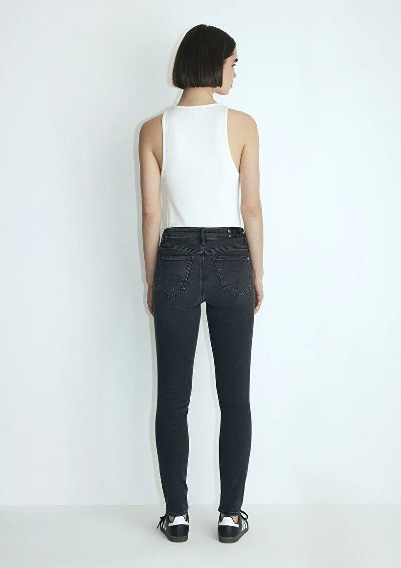 Pranga Kadın Füme M100328-86444 Tess Siknny Pantolon - PNT.KD.0841