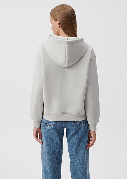 Pranga Kadın Gri M167299-70074 Kapüşonlu Sweatshırt - SWT.KD.0159