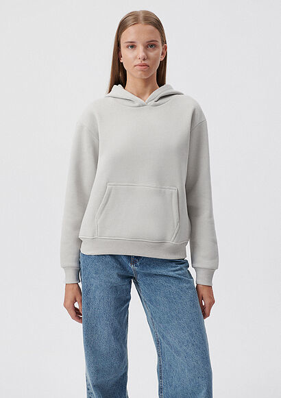 Pranga Kadın Gri M167299-70074 Kapüşonlu Sweatshırt - SWT.KD.0159