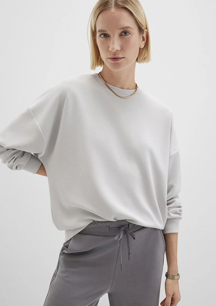 Pranga Kadın Gri M168837-70074 Sweatshirt - SWT.KD.0288