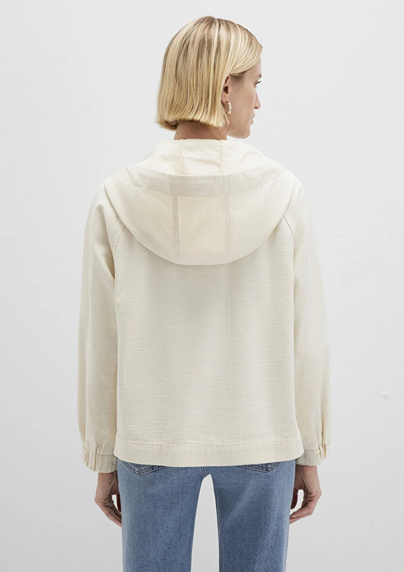 Pranga Kadın Krem M1110625-89513 Mevsimlik Mont - MNT.KD.0163