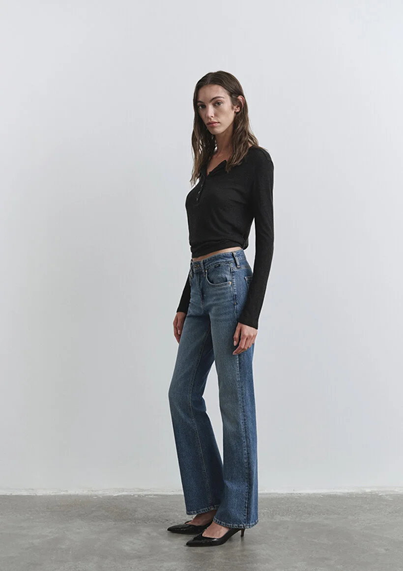 Pranga Kadın Lacivert M1012577-90538 Alına Pantolon - PNT.KD.1278