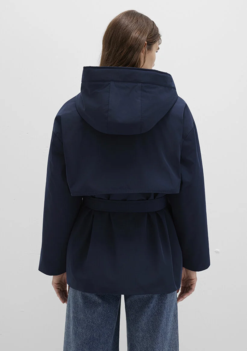 Pranga Kadın Lacivert M1110703-83699 Kapişonlu Parka - MNT.KD.0178