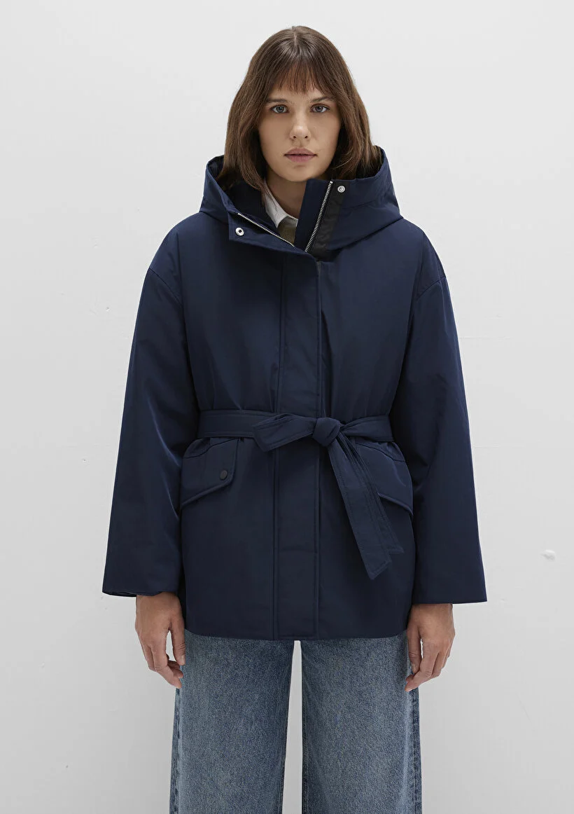 Pranga Kadın Lacivert M1110703-83699 Kapişonlu Parka - MNT.KD.0178