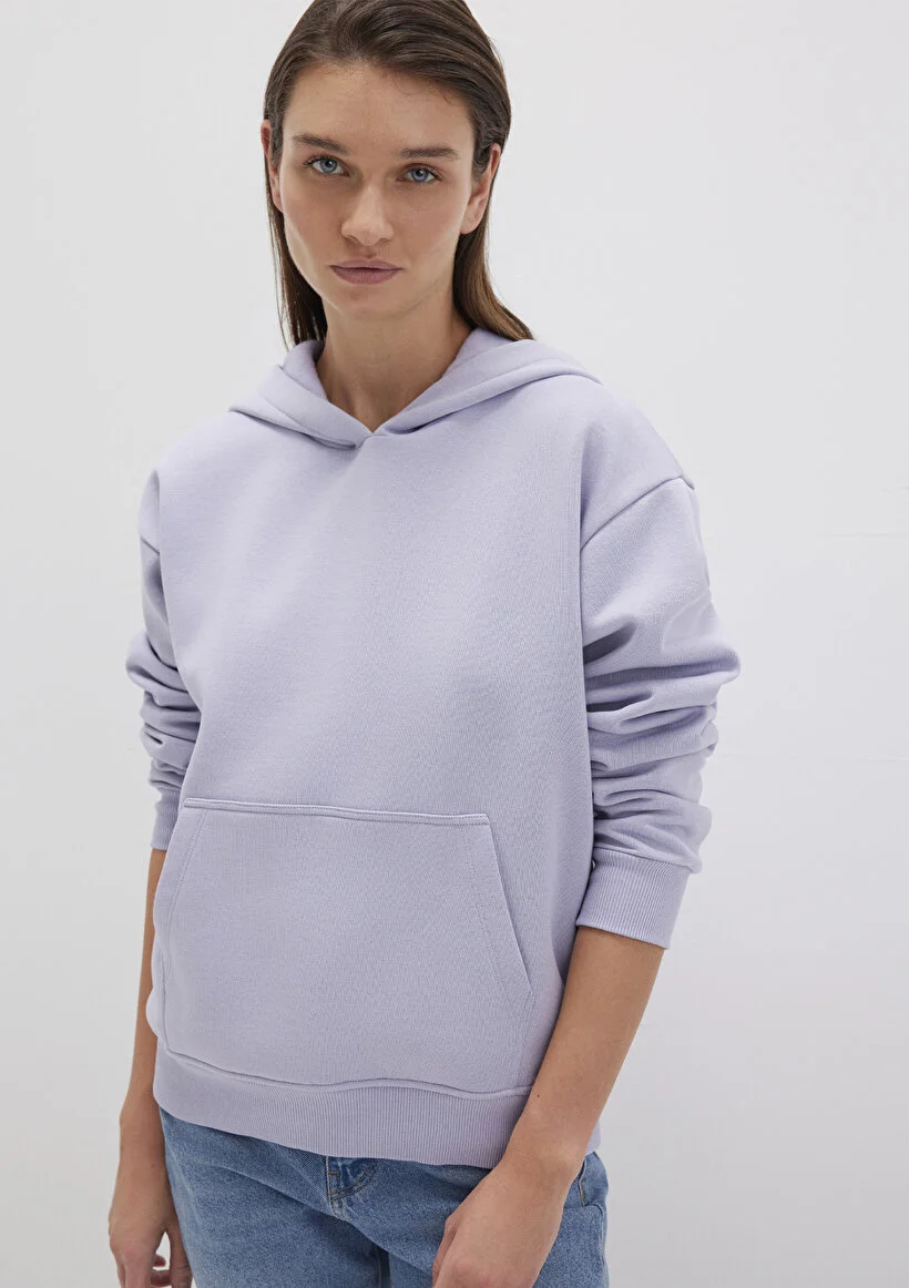 Pranga Kadın Lila M167299-70531 Kapişonlu Sweatshirt - SWT.KD.0276