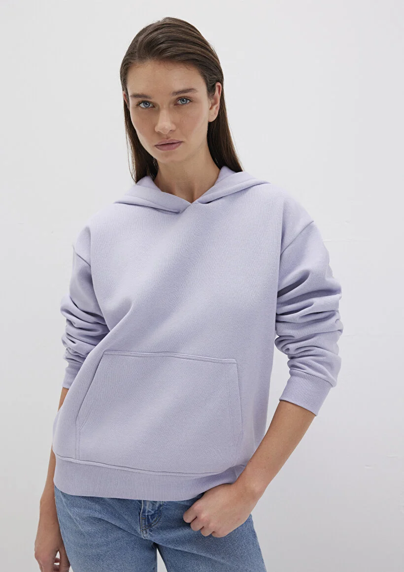 Pranga Kadın Lila M167299-70531 Kapişonlu Sweatshirt - SWT.KD.0276