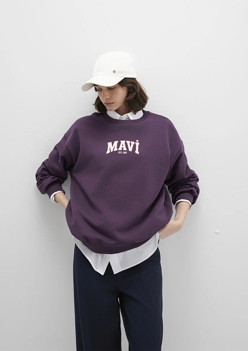 Pranga Kadın Mor M1s10372-70635 Sweatshirt - SWT.KD.0310