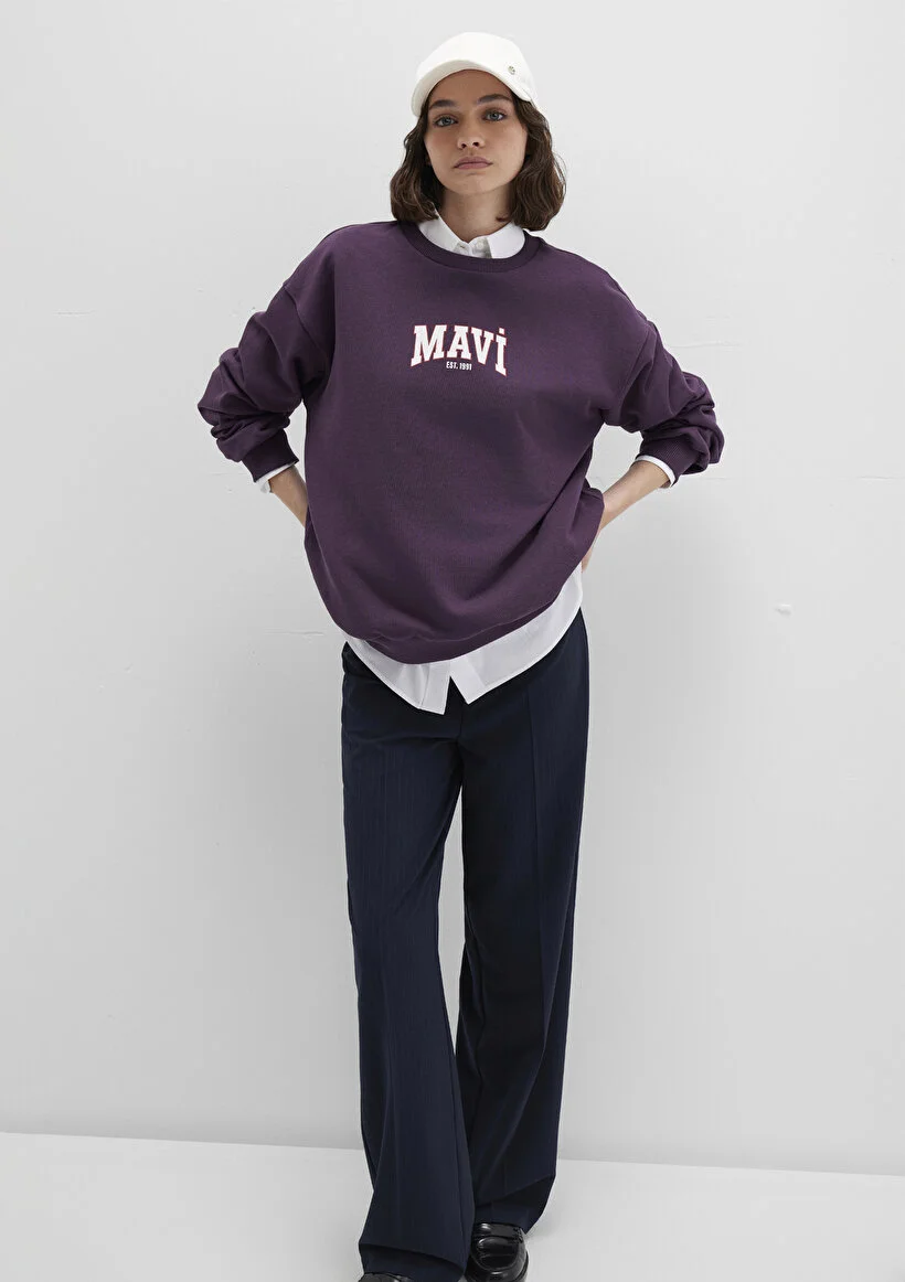 Pranga Kadın Mor M1s10372-70635 Sweatshirt - SWT.KD.0310