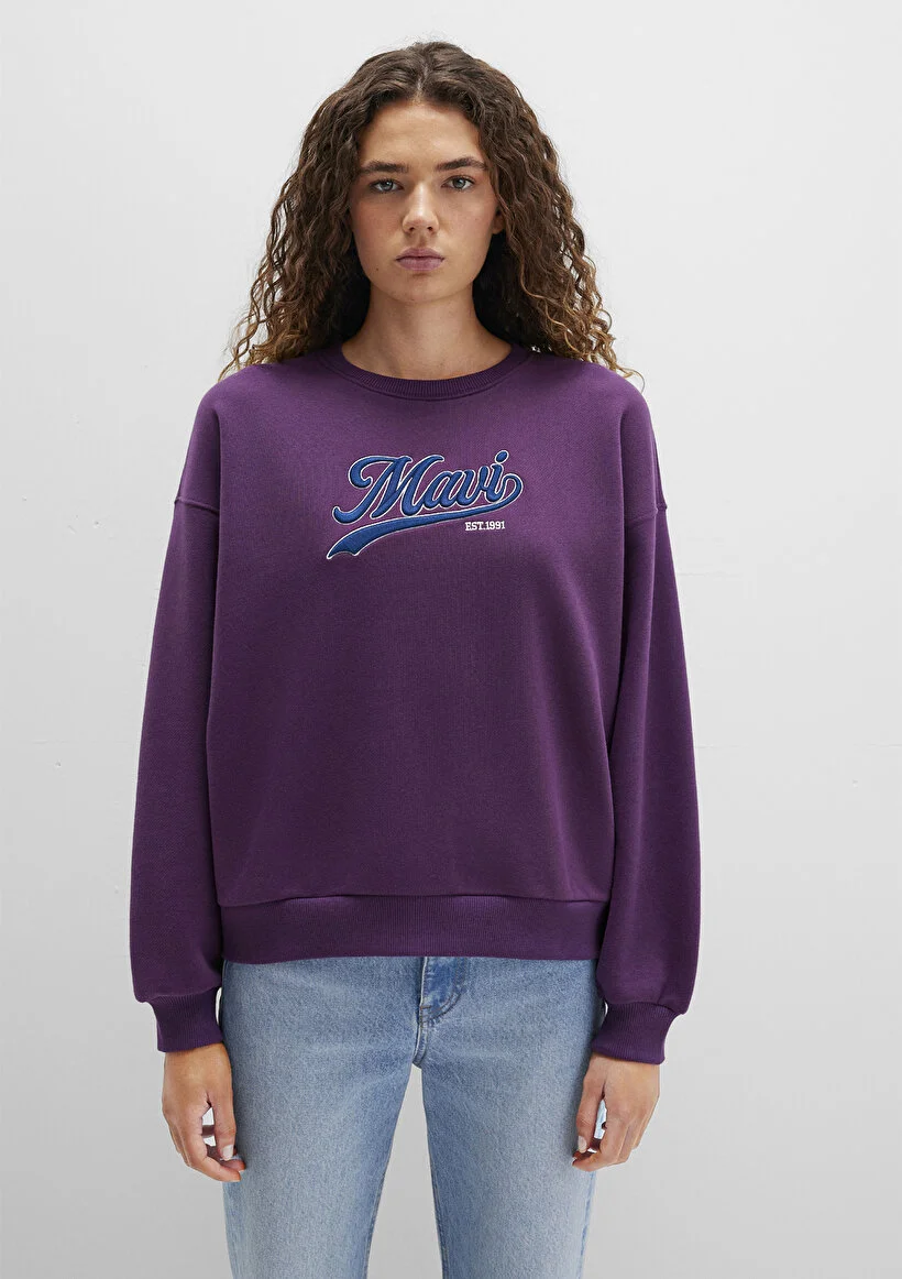 Pranga Kadın Mürdüm M1s10419-70679 Sweatshirt - SWT.KD.0281