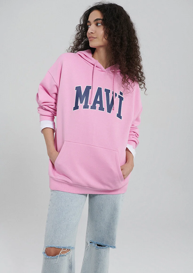 Pranga Kadın Pembe M1600361-71038 Sweatshirt - SWT.KD.0211