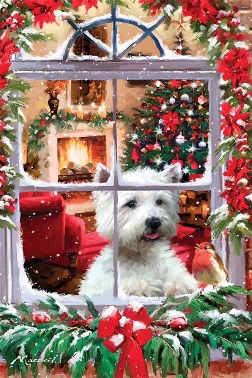  Marcel Sanat Elmas Mozaik Puzzle Tablo Yılbaşı Serisi 36x53 cm