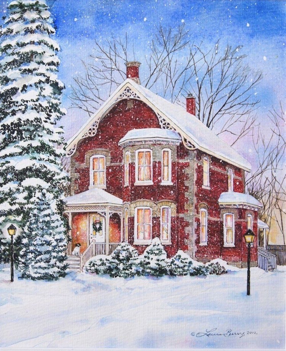  Marcel Sanat Elmas Mozaik Puzzle Tablo Yılbaşı Serisi 51x61 cm
