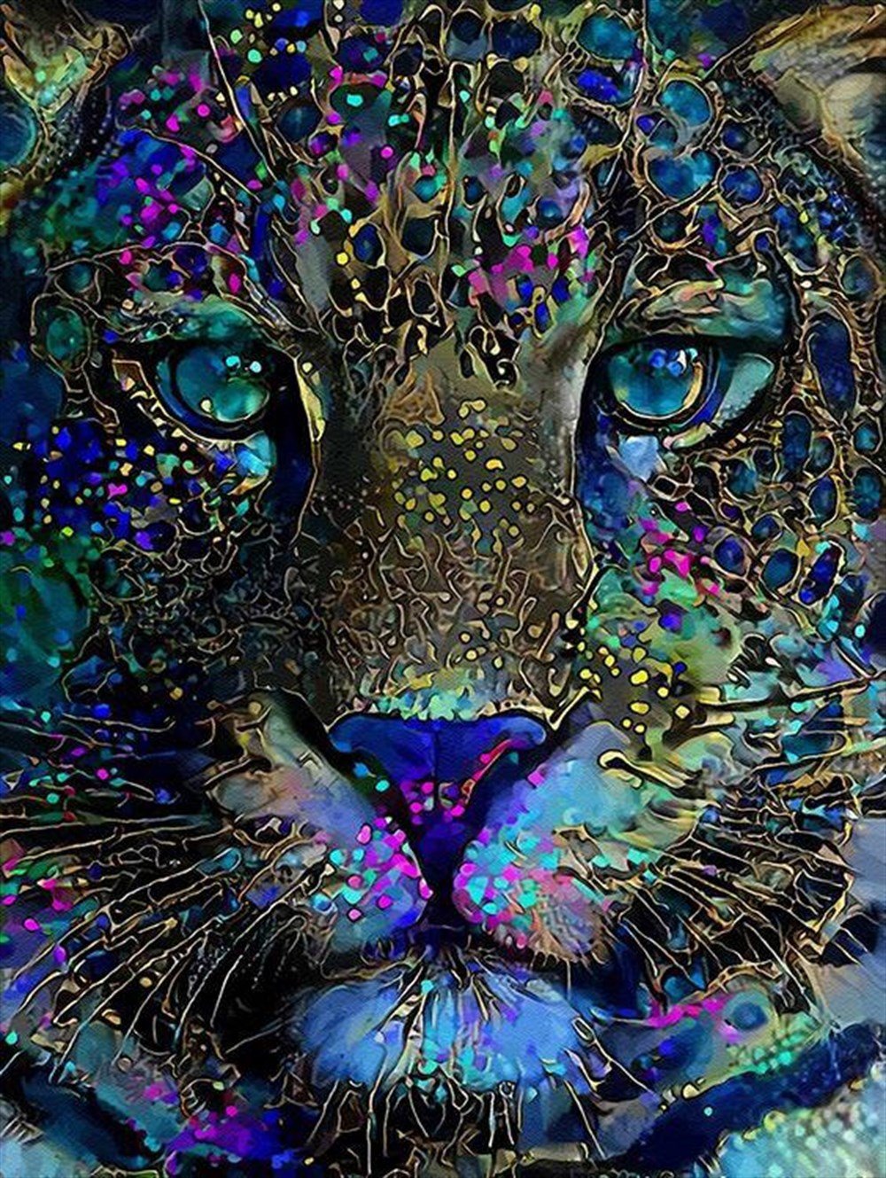 CANLILARMarcel Sanat Elmas Mozaik Tablo & Diamond Painting TurkeyM2073574Enerjik Renkli Puma Marcel Sanat Elmas Mozaik Tablo 61x91cm