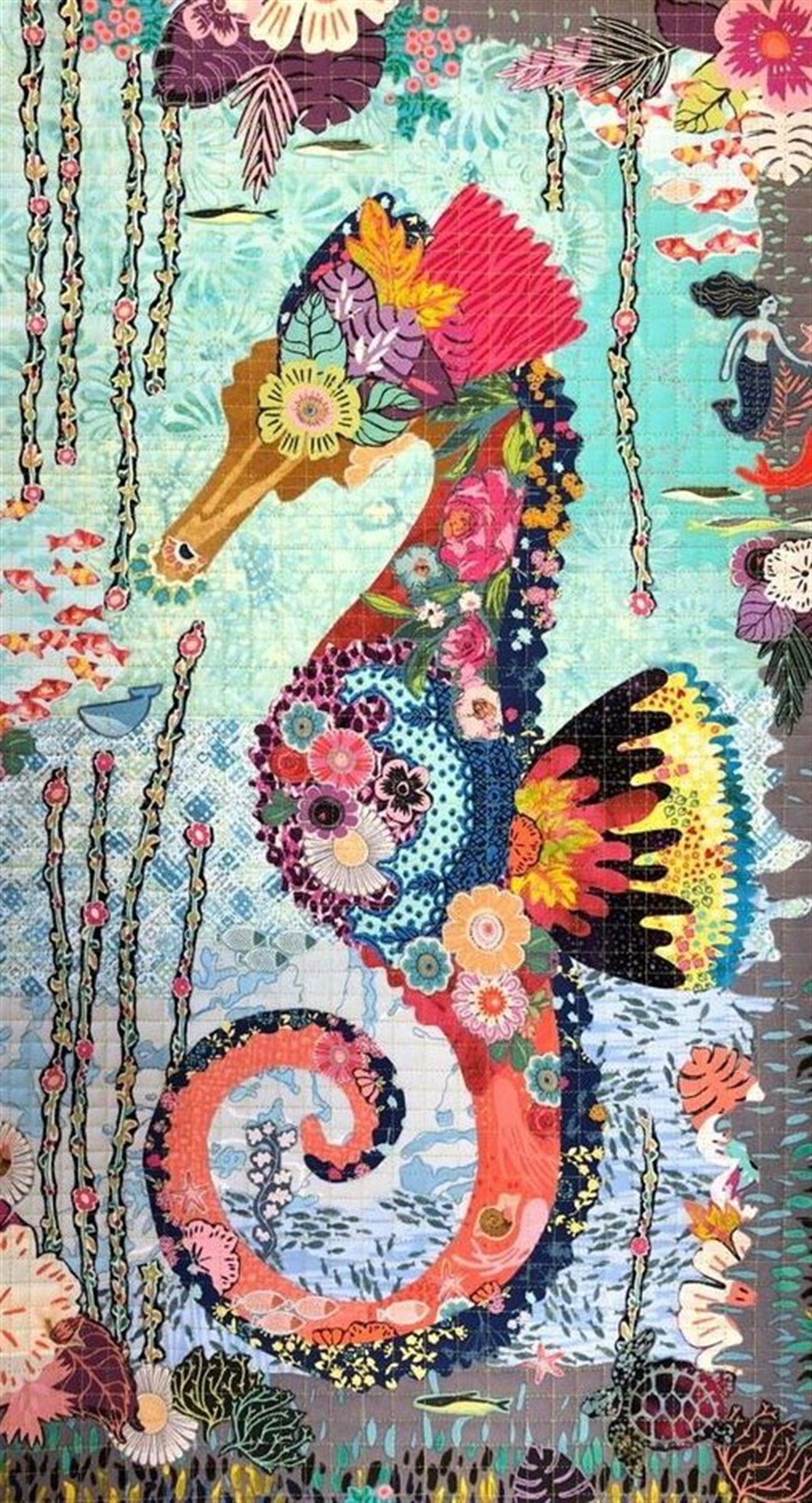 CANLILARMarcel Sanat Elmas Mozaik Tablo & Diamond Painting TurkeyM20173469Renkli Denizatı Marcel Sanat Elmas Mozaik Tablo 41x76cm