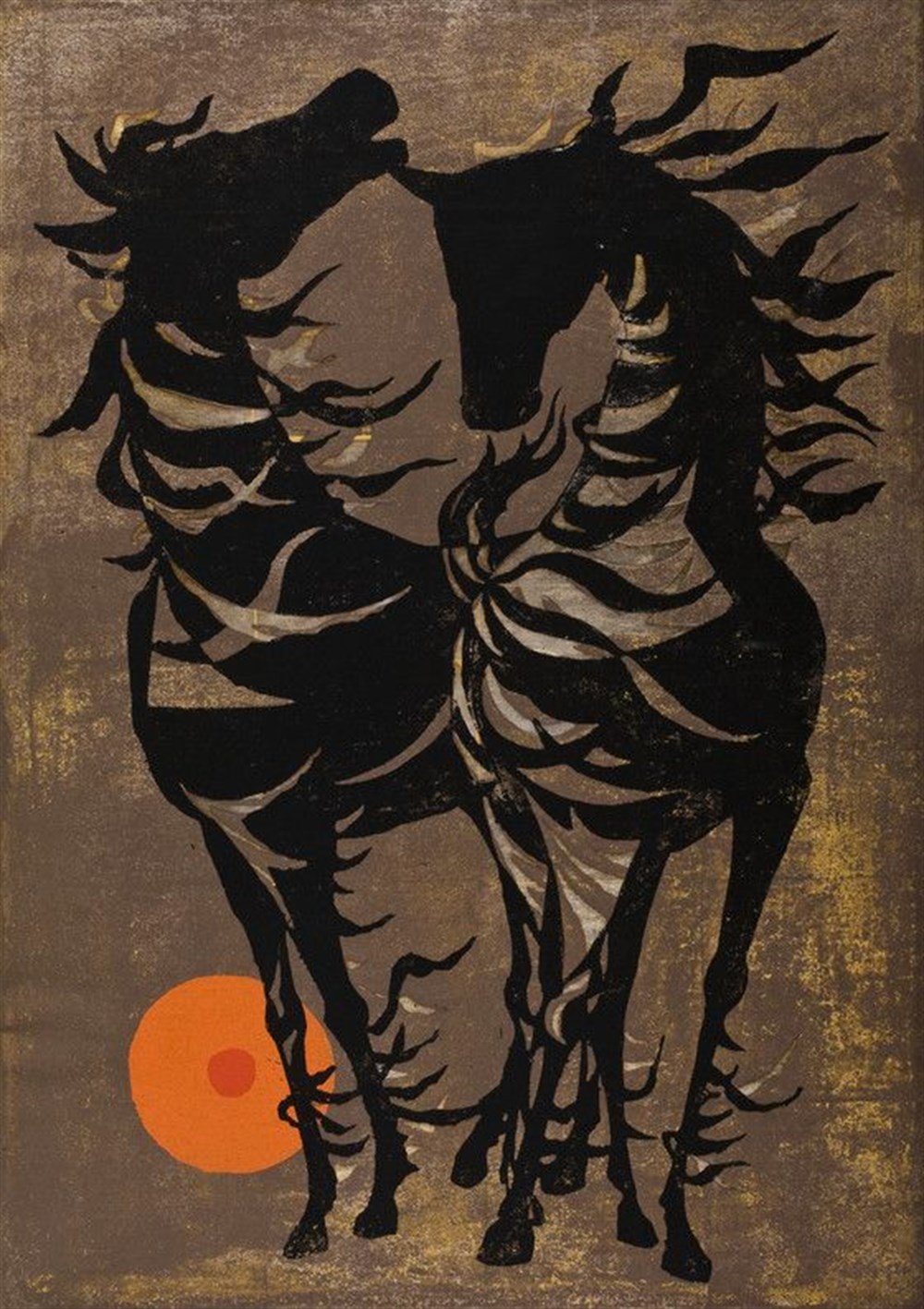 CANLILARMarcel Sanat Elmas Mozaik Tablo & Diamond Painting TurkeyM20173583Siyah At Desen Marcel Sanat Elmas Mozaik Tablo 48x69cm