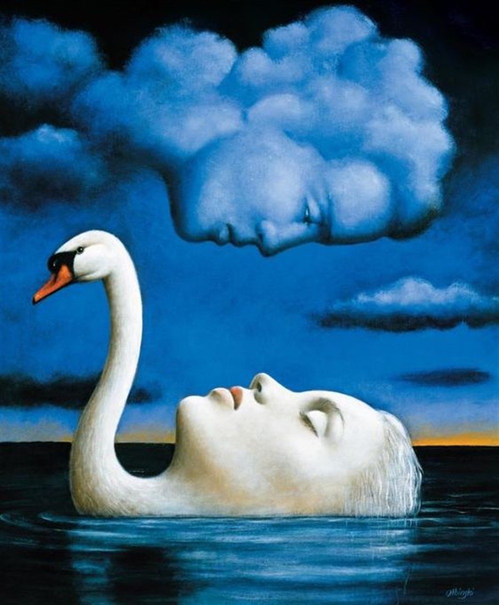 CANLILARMarcel Sanat Elmas Mozaik Tablo & Diamond Painting TurkeyM20173681Kuğu Ve Bulutun Aşkı Marcel Sanat Elmas Mozaik Tablo 56x69cm