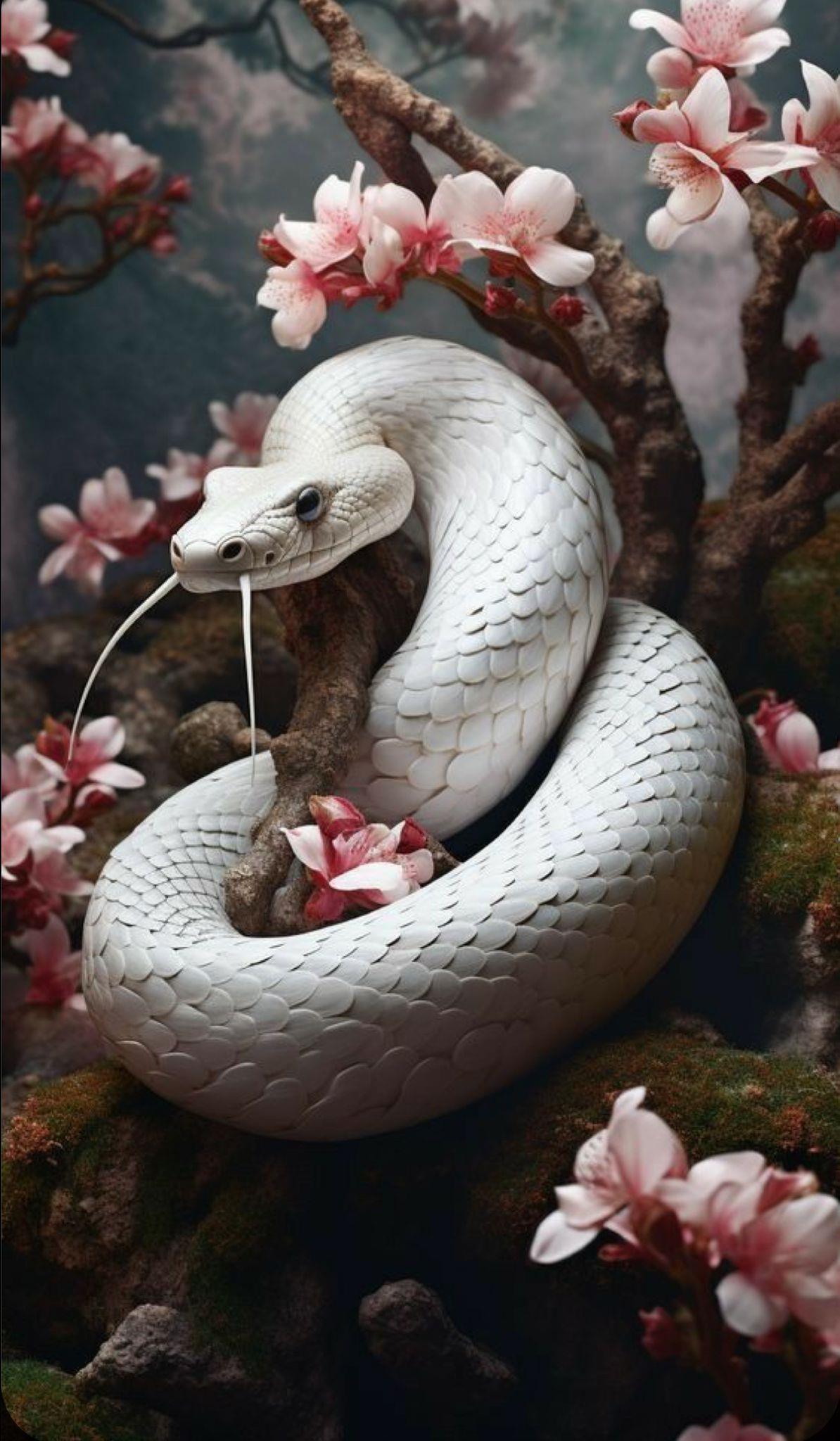 CANLIMarcel Sanat Elmas Mozaik Tablo & Diamond Painting TurkeyM20176813Beyaz Yılan 40x70cm-Marcel Sanat Elmas Mozaik Tablo