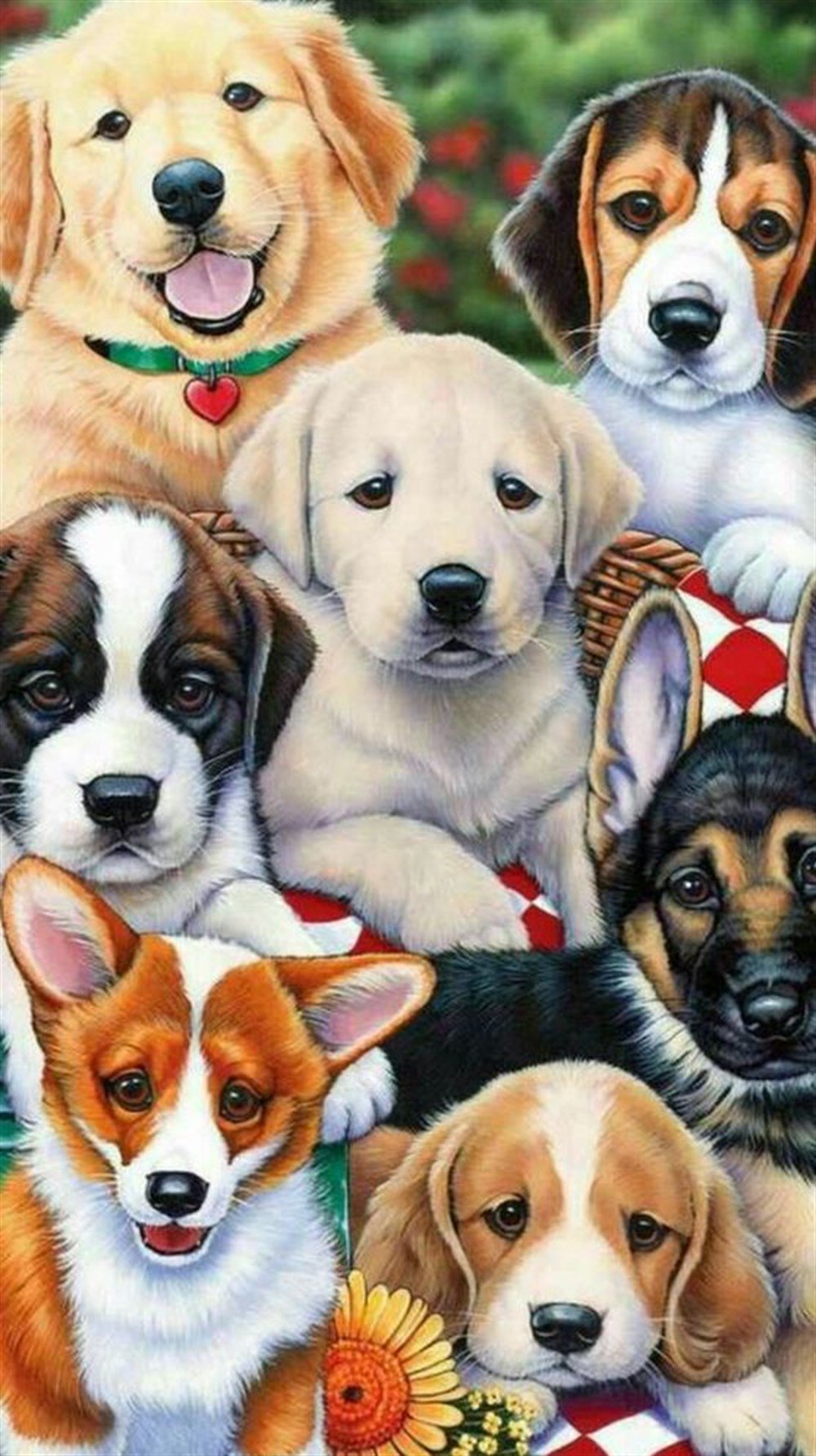 CANLIMarcel Sanat Elmas Mozaik Tablo & Diamond Painting TurkeyM20176598Sevimli Dostlar Birlikte Marcel Sanat Elmas Mozaik Tablo 38X66cm