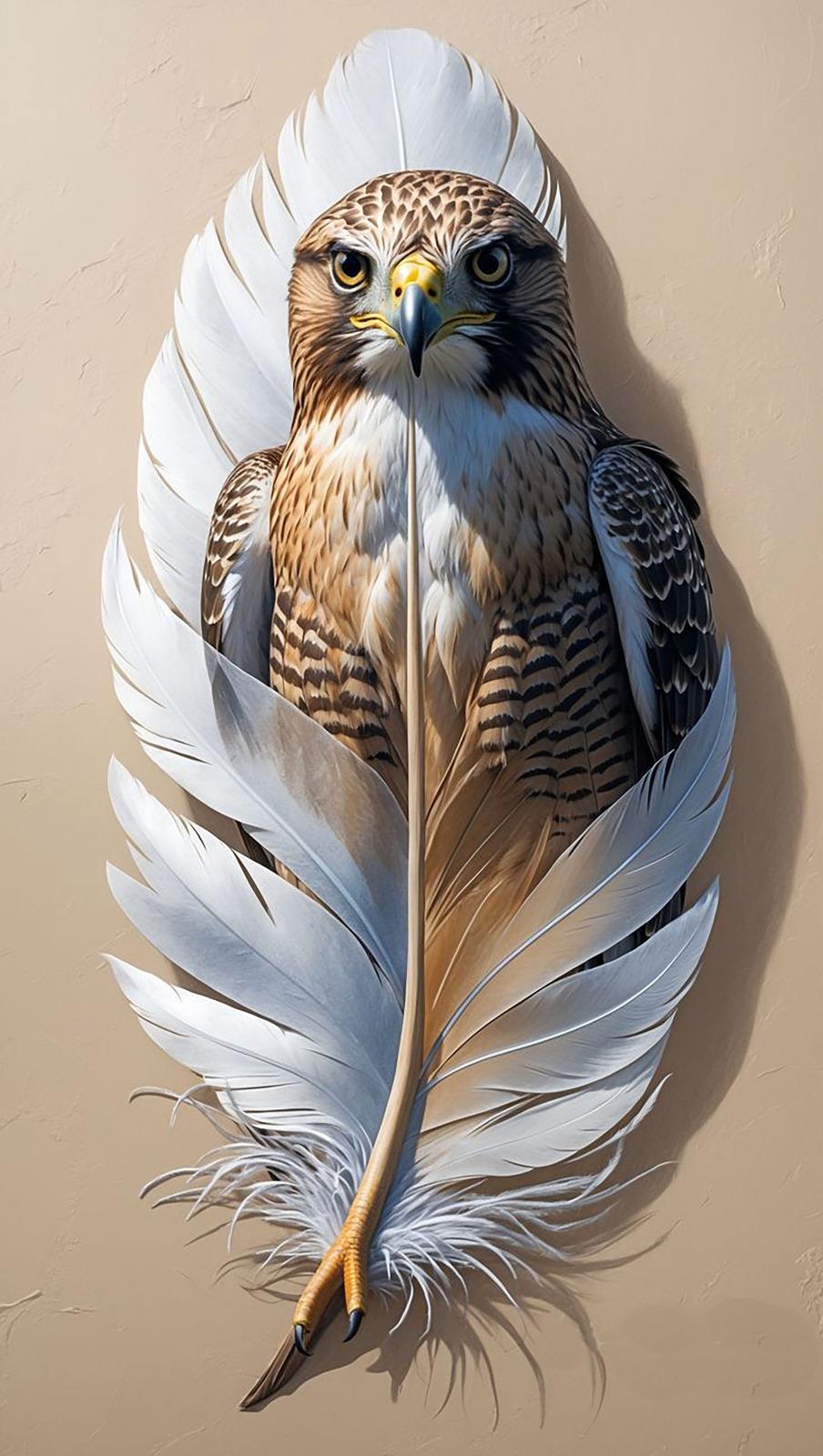 CANLIMarcel Sanat Elmas Mozaik Tablo & Diamond Painting TurkeyM202503Kuş Tüyü ve Yavru Kartal Marcel Sanat Elmas Mozaik Tablo 35x60cm