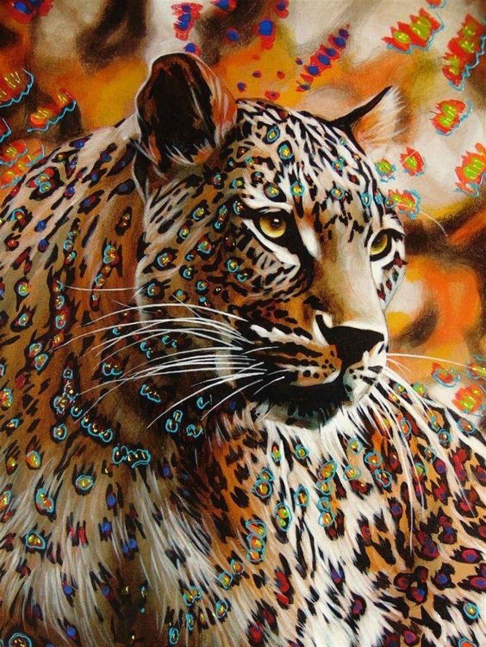 CANLIMarcel Sanat Elmas Mozaik Tablo & Diamond Painting TurkeyM20176574Afrika Parsı Marcel Sanat Elmas Mozaik Tablo 51X66cm