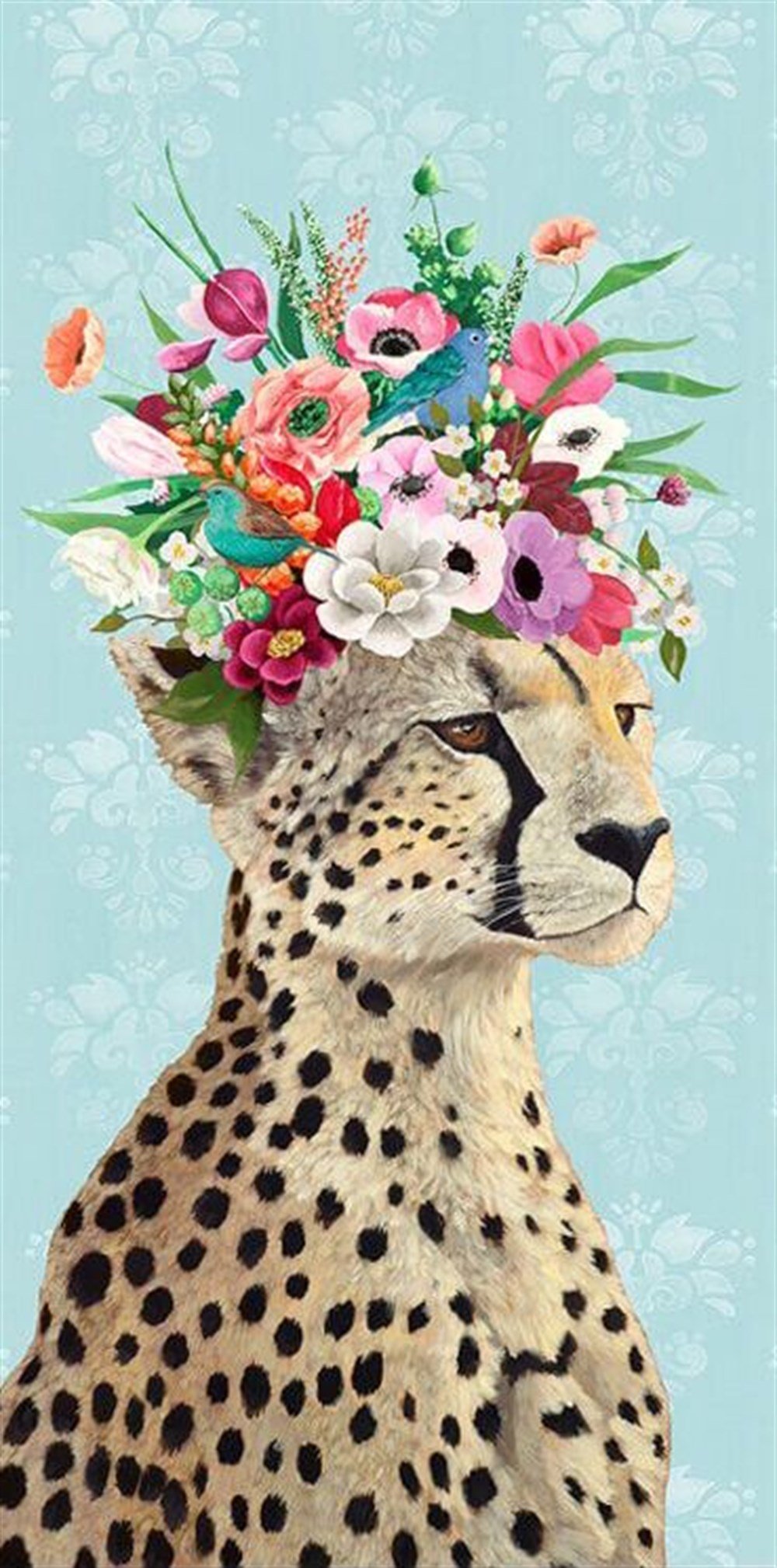 CANLIMarcel Sanat Elmas Mozaik Tablo & Diamond Painting TurkeyM20176235Süslü Leopar Marcel Sanat Elmas Mozaik Tablo 28X56cm