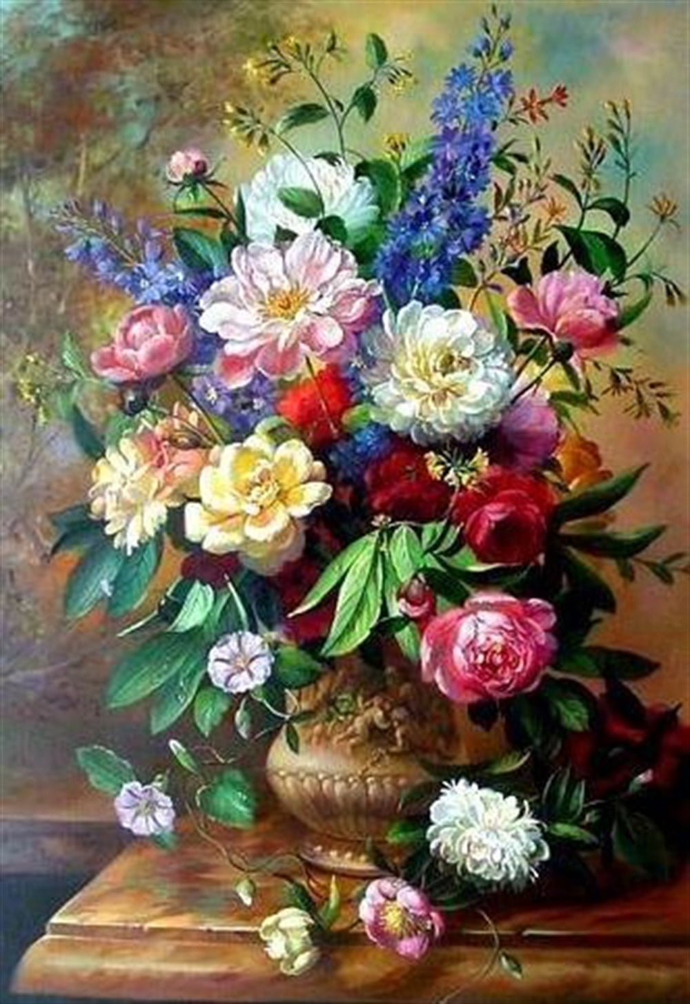ÇİÇEKMarcel Sanat Elmas Mozaik Tablo & Diamond Painting TurkeyM20176300Renkli Çiçekler Marcel Sanat Elmas Mozaik Tablo 41X61cm