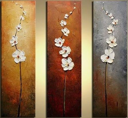 ÇİÇEKMarcel Sanat Elmas Mozaik Tablo & Diamond Painting TurkeyM201767163 lü Çiçek Set Her Bir Tablo  36x117cm-Marcel Sanat Elmas Mozaik Tablo
