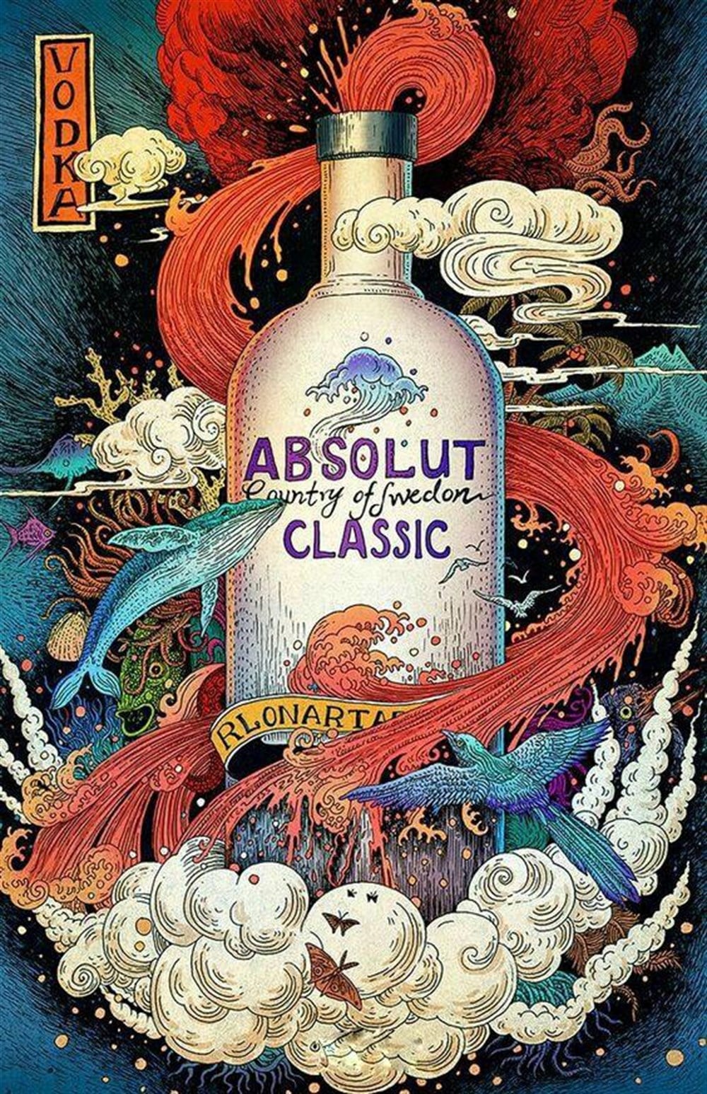 DESENMarcel Sanat Elmas Mozaik Tablo & Diamond Painting TurkeyM20173513Absolut Şişesi Marcel Sanat Elmas Mozaik Tablo 41x61cm