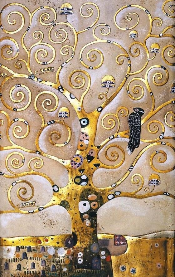 DESENMarcel Sanat Elmas Mozaik Tablo & Diamond Painting TurkeyM20176992Gustov Klimt Tarzı Hayat Ağacı 47x75cm-Marcel Sanat Elmas Mozaik Tablo