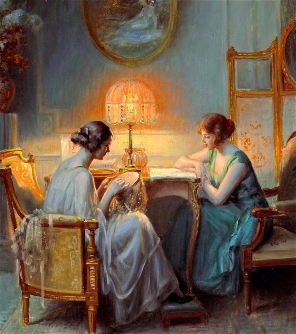 KANAVİÇE İŞLEYEN KIZLAR