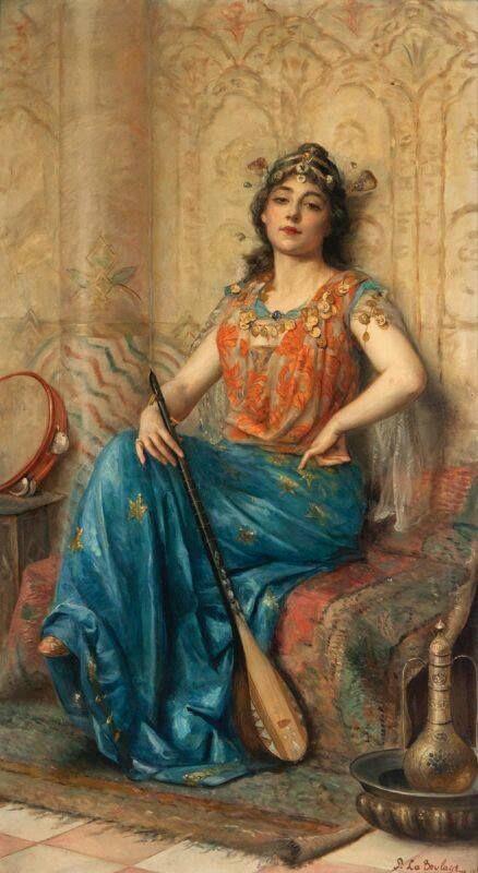 KLASİKMarcel Sanat Elmas Mozaik Tablo & Diamond Painting TurkeyM20176870Saraydaki Müzisyen Kadın 42X75cm-Marcel Sanat Elmas Mozaik Tablo