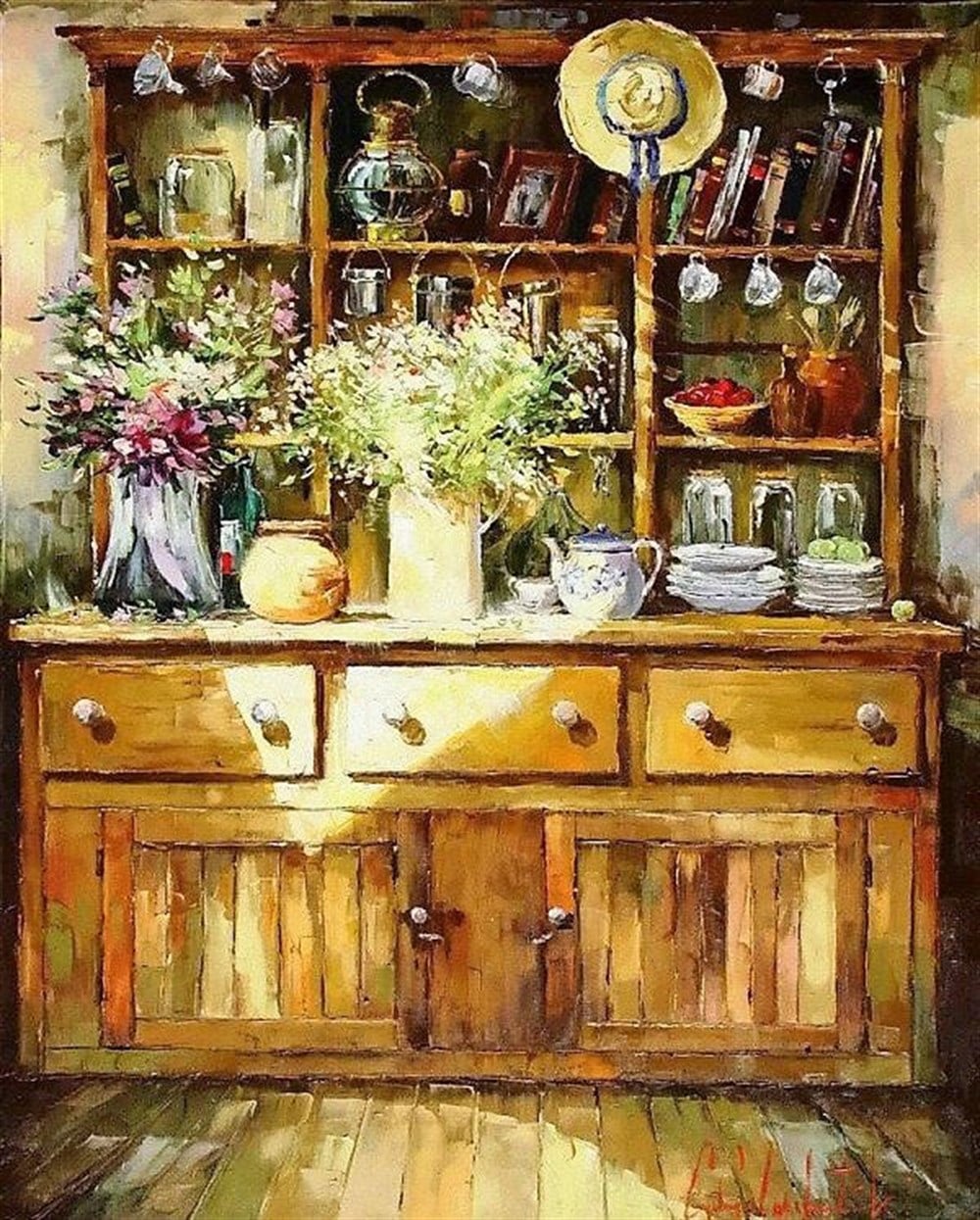 Marcel Mutfak Elmas Mozaik Tablo 46x56cm