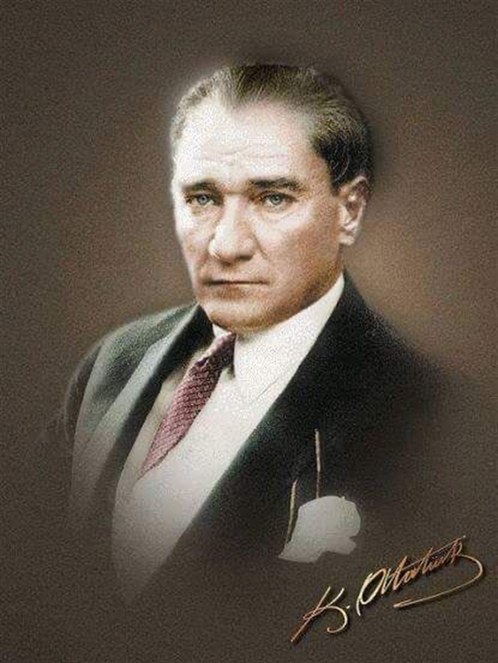 Marcel Sanat Elmas Mozaik Puzzle Tablo Atatürk 41X53 cm